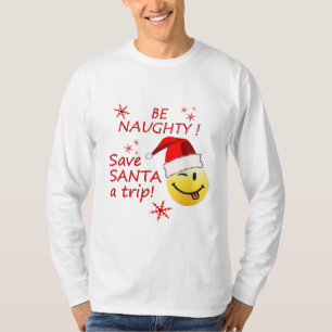 T-shirt Soyez chemise drôle vilaine de Noël