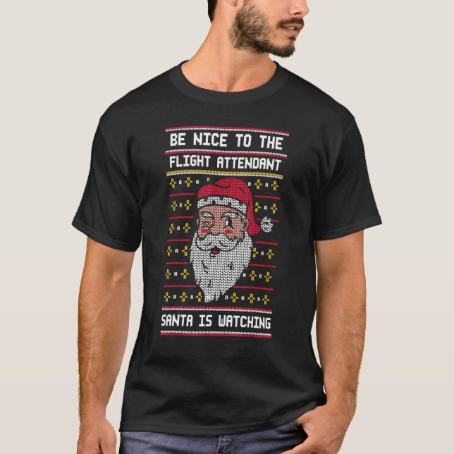 T-shirt Soyez Contente De L'Accompagnateur De Vol Que Père (Devant)