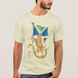 T-shirt Soyez courageux. Soyez aimable. Vont le Vegan.
