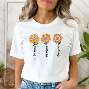 T-shirt Soyez Courageux Soyez Vous T-shirt, Femmes Motivat