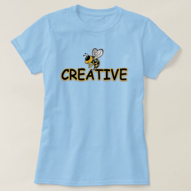 T-SHIRT SOYEZ CRÉATIF  (Design devant)