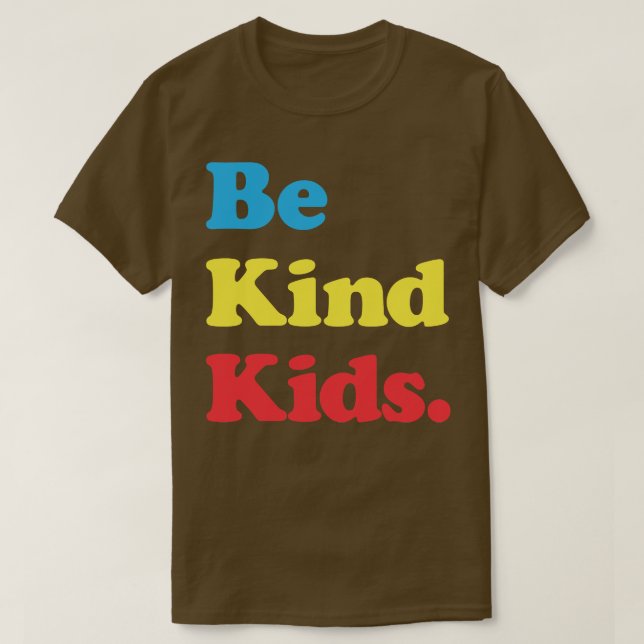 T-shirt Soyez des enfants (Design devant)