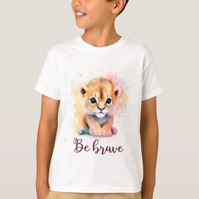 T-shirt Soyez des enfants courageux (Devant)