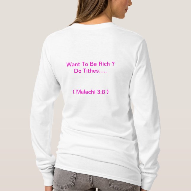T-shirt soyez des t riches (Dos)