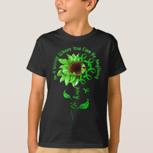 T-shirt Soyez en forme de ruban vert Tournesol Tournesol s