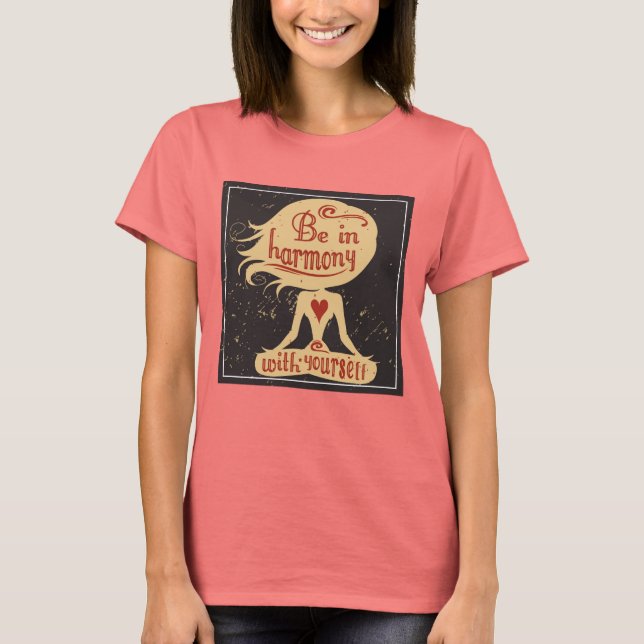 T-shirt Soyez En Harmonie Avec Vous 2 (Devant)