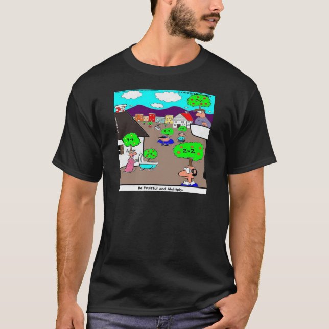 T-shirt Soyez Féconds & Multipliez Drôle (Devant)