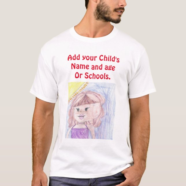 T-shirt Soyez fier de votre enfant ajouter des oeuvres à c (Devant)