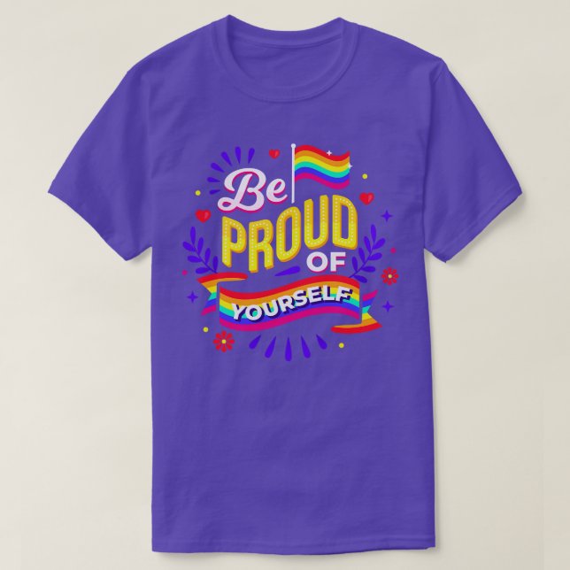T-shirt Soyez fier de vous (Design devant)