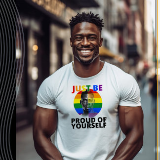 T-shirt Soyez fier de vous - Modèle Homme Noir