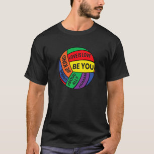T-shirt Soyez Fiers Lgbtq Gay Lgbt Ally Rainbow Soccer Ba