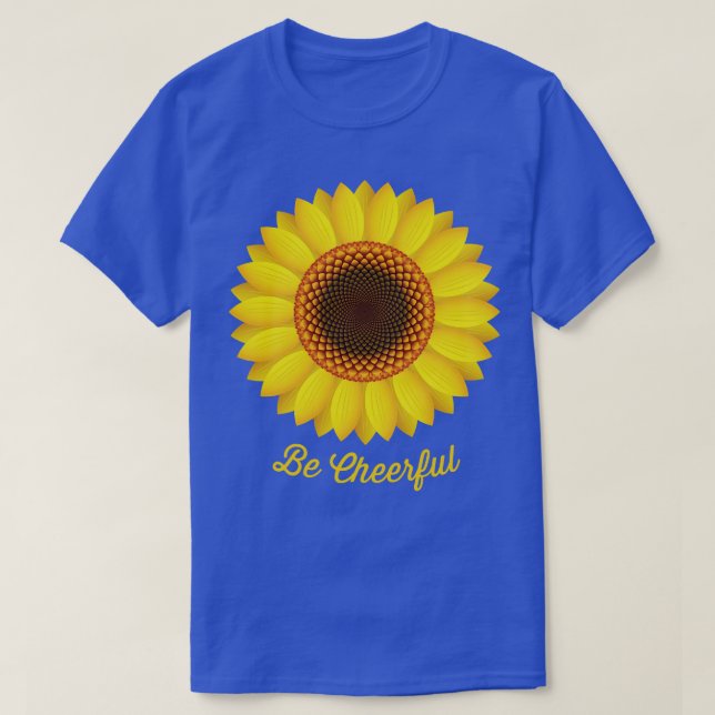 T-shirt Soyez Fleur de soleil joyeuse (Design devant)