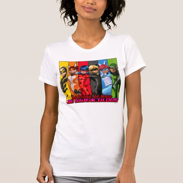 T-shirt Soyez Fort, Soyez Courageux, Soyez Miraculeux (Devant)