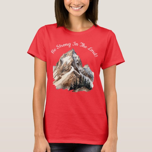 T-shirt Soyez Forts Dans Le Seigneur ! (Devant)