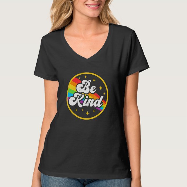 T-shirt Soyez Gay Rainbow Gay Lgbt Pride Ally Soutenez Amo (Devant)