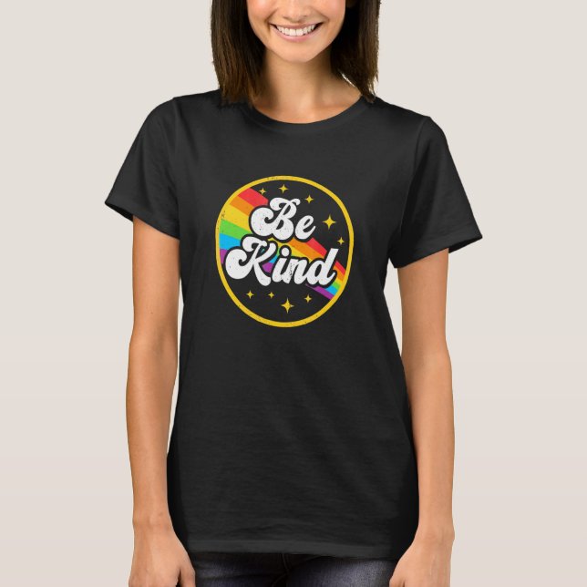 T-shirt Soyez Gay Rainbow Gay Lgbt Pride Ally Soutenez Amo (Devant)