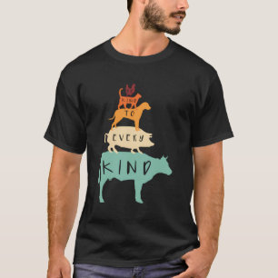 T-shirt Soyez Gentil À Toutes Sortes T Chemise Vegan Ret V