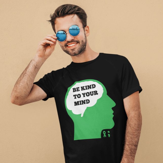 T-shirt Soyez Gentil À Votre Esprit Sensibilisation À La S (Créateur téléchargé)