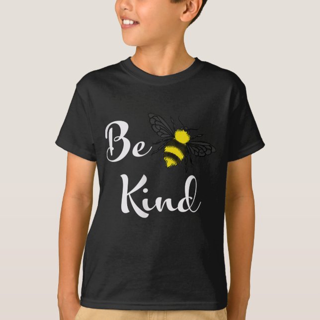 T-shirt Soyez gentil avec Bee | Inspiration Kindness Bee L (Devant)