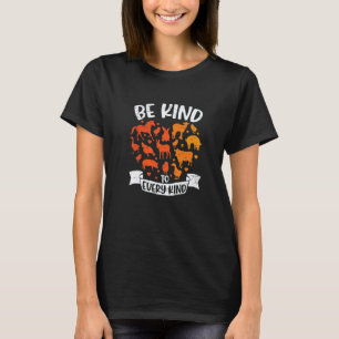 T-shirt Soyez Gentil Avec Chaque Genre Véganisme Végétalis