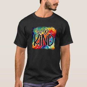 T-shirt Soyez gentil Couleur Arc-en-ciel mignon Coeur Aime