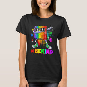 T-shirt Soyez Gentil Dabbing Pop Ça Pièce De Puzzle Sensib