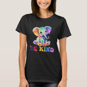 T-shirt Soyez gentil Elephant Maman Enfants Kindness Graph