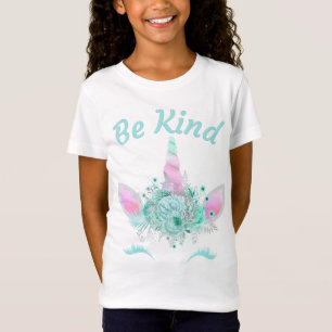 T-Shirt Soyez gentil : Femme & Enfant Inspirational Elegan