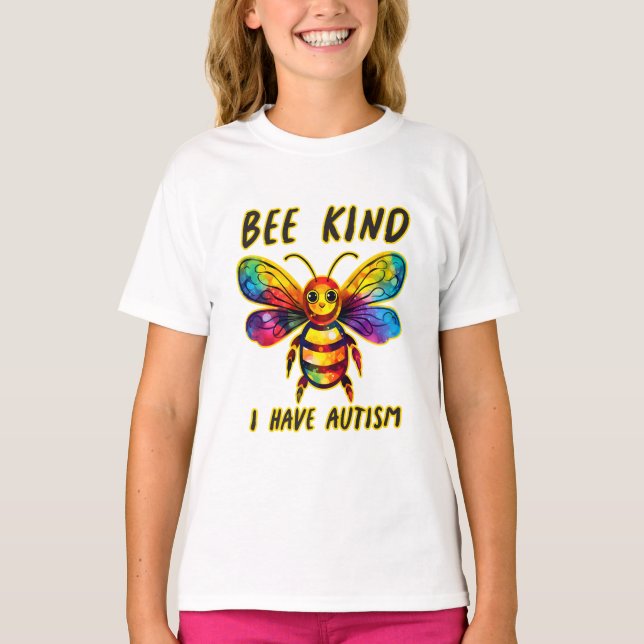 T-shirt Soyez gentil, j'ai de l'autisme (Devant)
