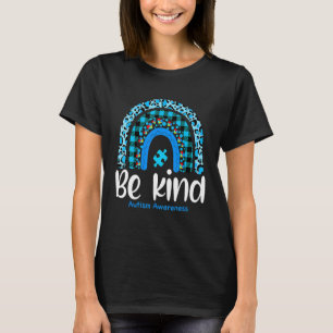 T-shirt Soyez gentil Sensibilisation sur l'autisme Leopard