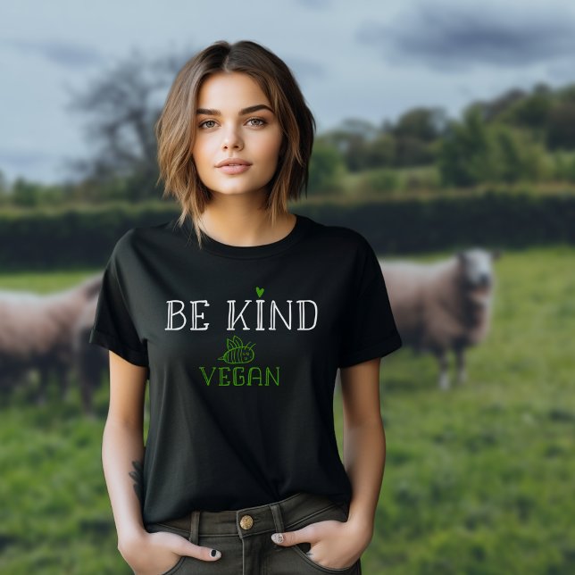 T-shirt Soyez Gentil Soyez Végétalien (Créateur téléchargé)