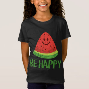 T-Shirt Soyez Happy Funny Watermelon Summer Fruit Graphic