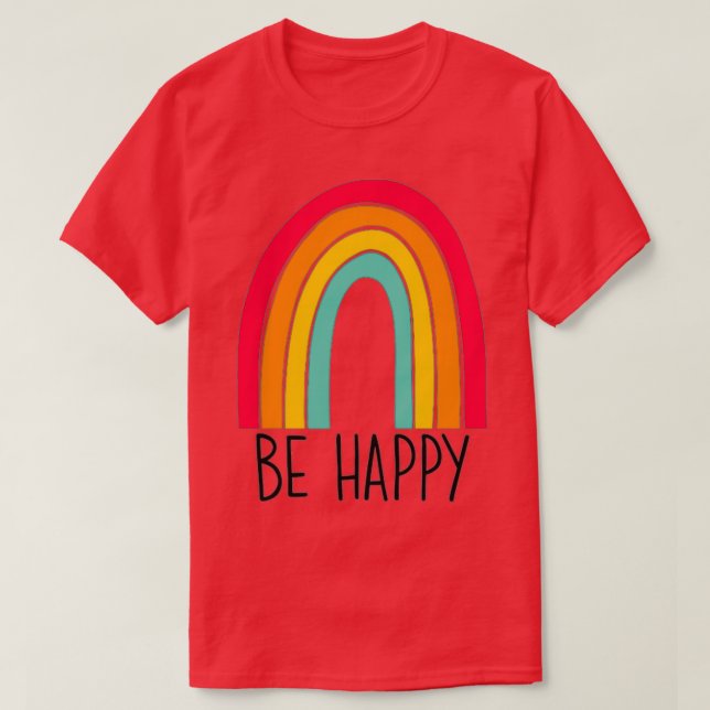 T-shirt Soyez heureux (Design devant)