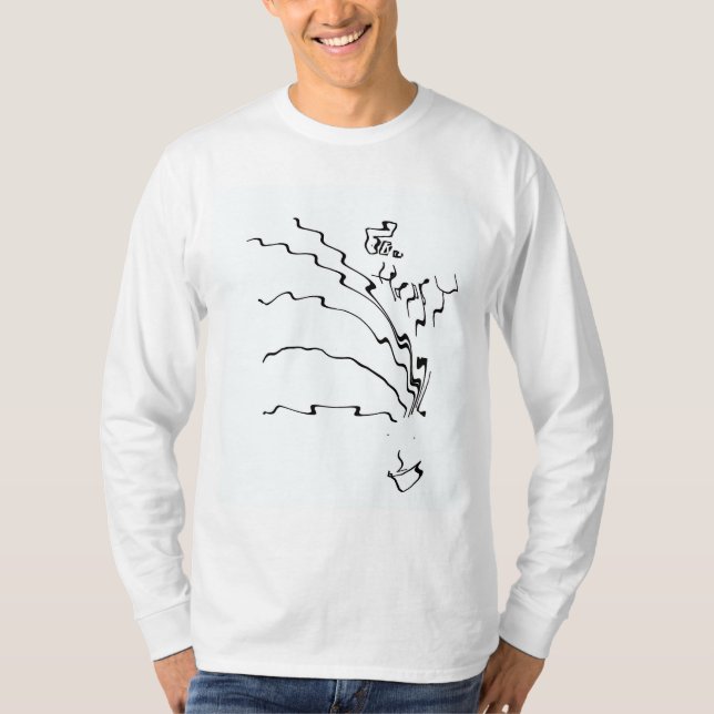 T-shirt Soyez Heureux Chirky Long Sleeve T Shirt (Devant)