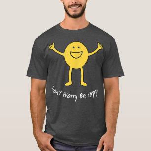 T-shirt Soyez Heureux Sourire Visage mignon Sourire Motiva