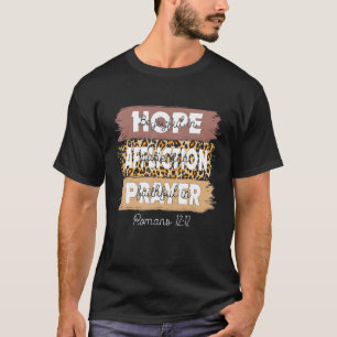 T-shirt Soyez Joyeux Dans L'Espoir Patient Dans L'Afflicti