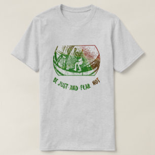 T-shirt Soyez juste et ne craignez pas le patinage en lign