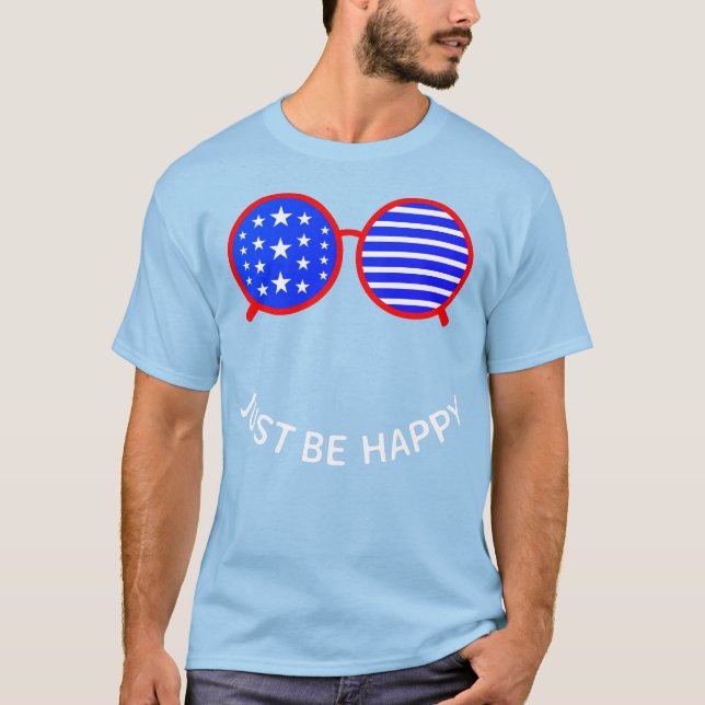 T-shirt Soyez juste heureux (Devant)