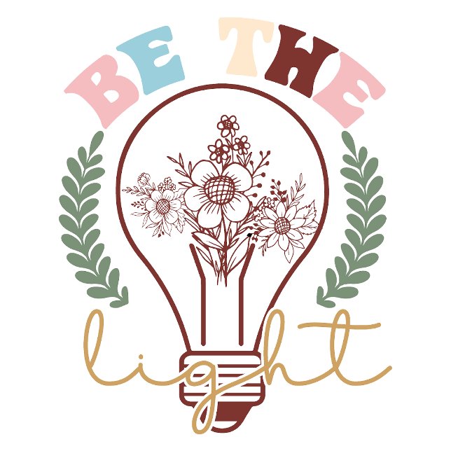 T-shirt Soyez la lumière (Be the light)