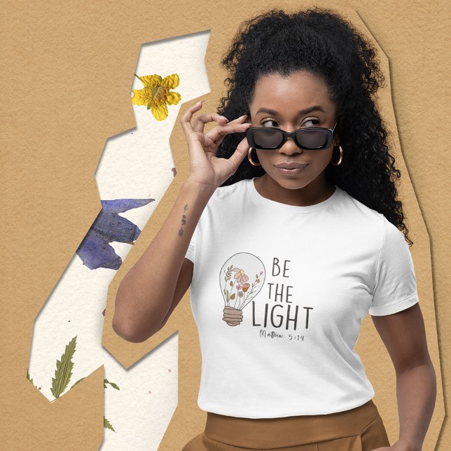 T-shirt Soyez la Lumière (Share your faith with this cute t-shirt!)