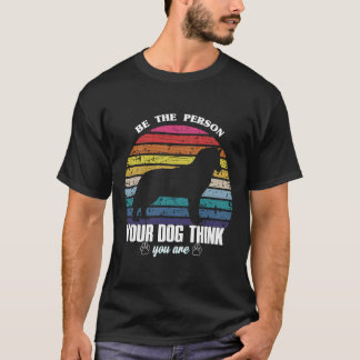 T-shirt Soyez La Personne Que Votre Husky Pense Que Vous Ê