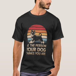 T-shirt Soyez la personne que votre Yorkie pense que vous