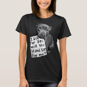 T-shirt Soyez La Voix Des Pitbulles Et Des Secours