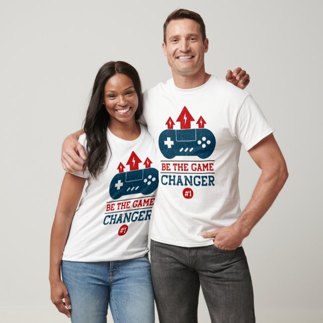 T-shirt Soyez le changeur de jeu #1 Jeu (Unisexe)
