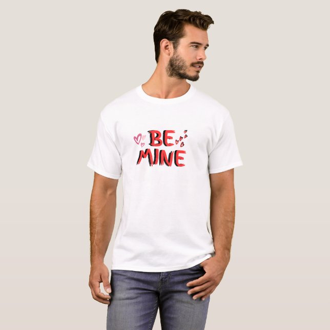 T-shirt Soyez le design du mien pour la Saint-Valentin (Devant entier)