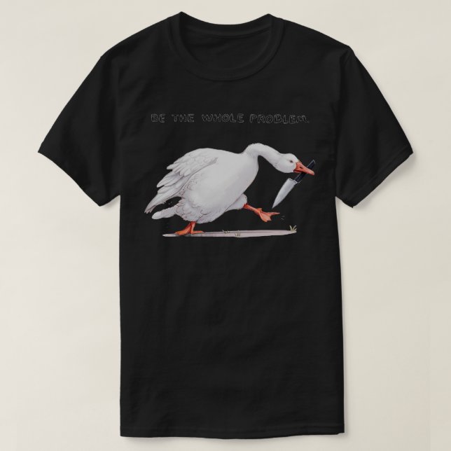 T-SHIRT SOYEZ LE PROBLÈME ENTIER 1 (Design devant)