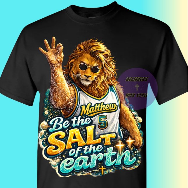 T-shirt Soyez le sel de la terre (Créateur téléchargé)