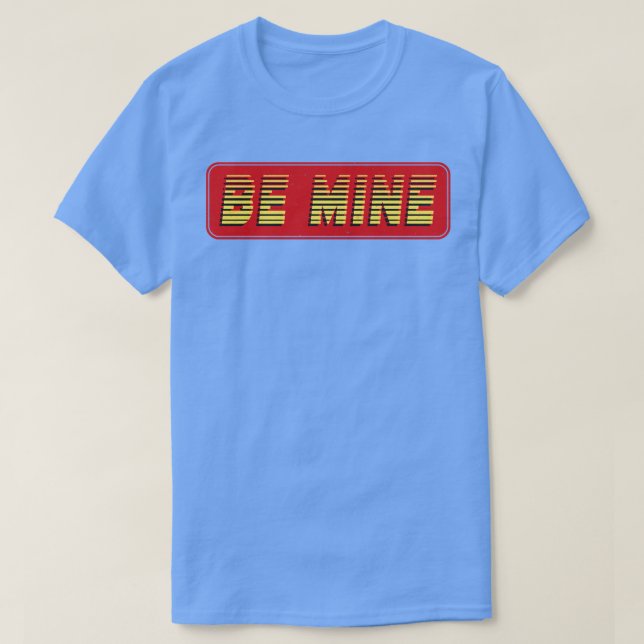 T-shirt Soyez le texte rétro Vintage (Design devant)
