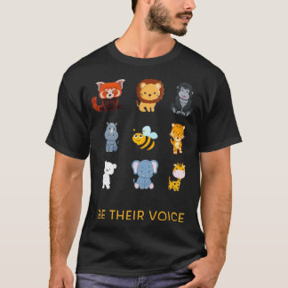 T-shirt Soyez leur voix Espèces animales menacées