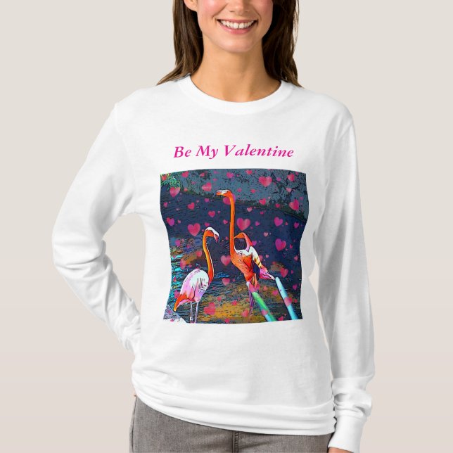 T-shirt Soyez ma Saint-Valentin cosmique (Devant)